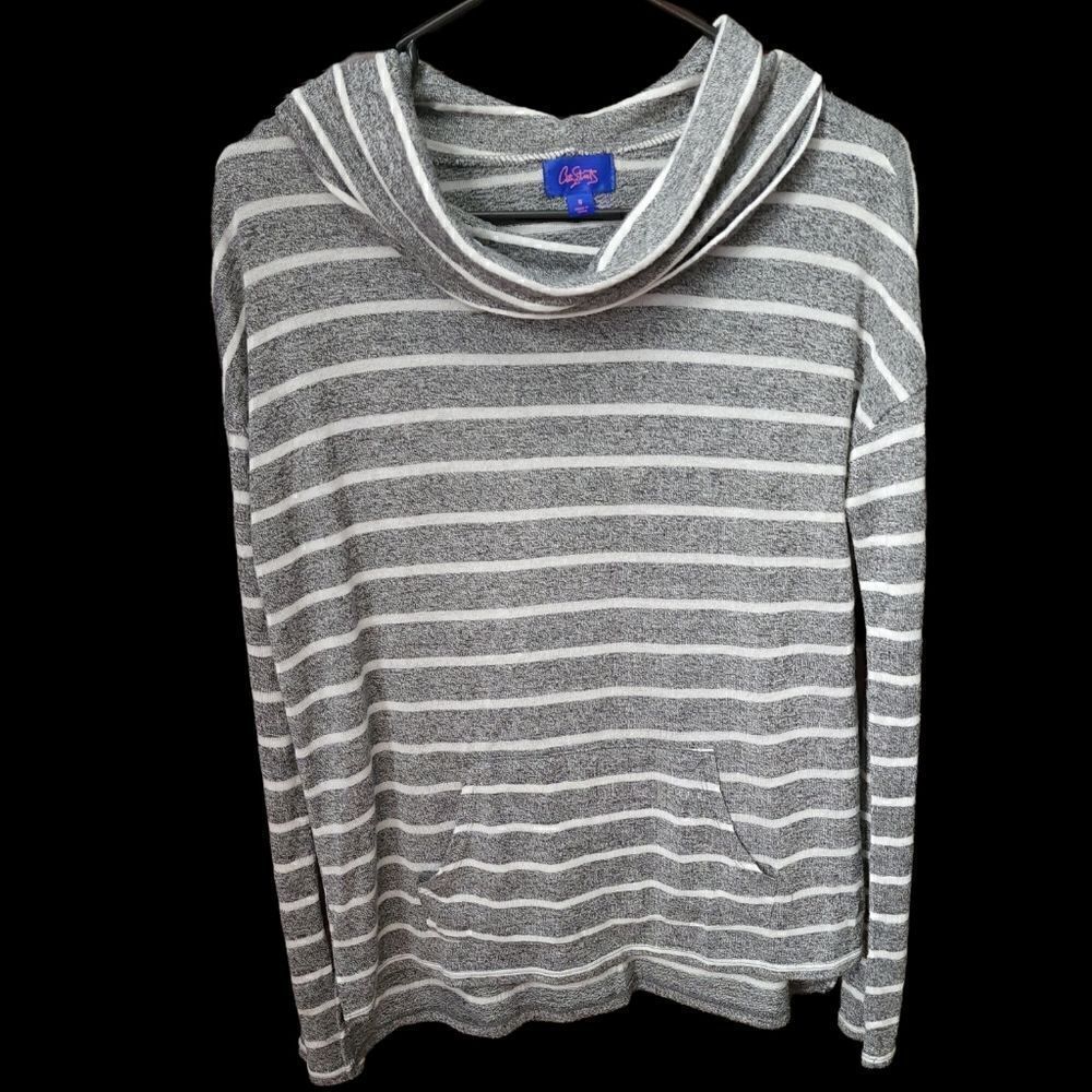 5/$20 City streets striped cowl neck sweater
